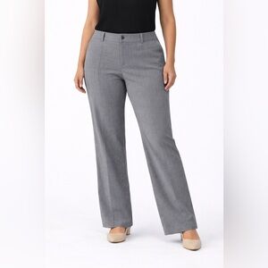 NWT Vince Camuto Gray Herringbone Dress Pants 16W | Career Chic Trouser